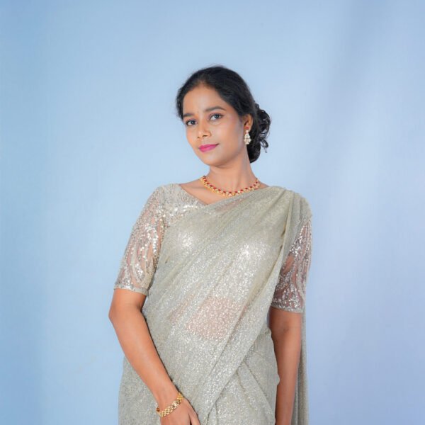 Grey Saree